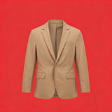 Merino Wool Raw Edge Blazer