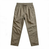 Drawstring Waist Nylon Cotton Parachute Pants