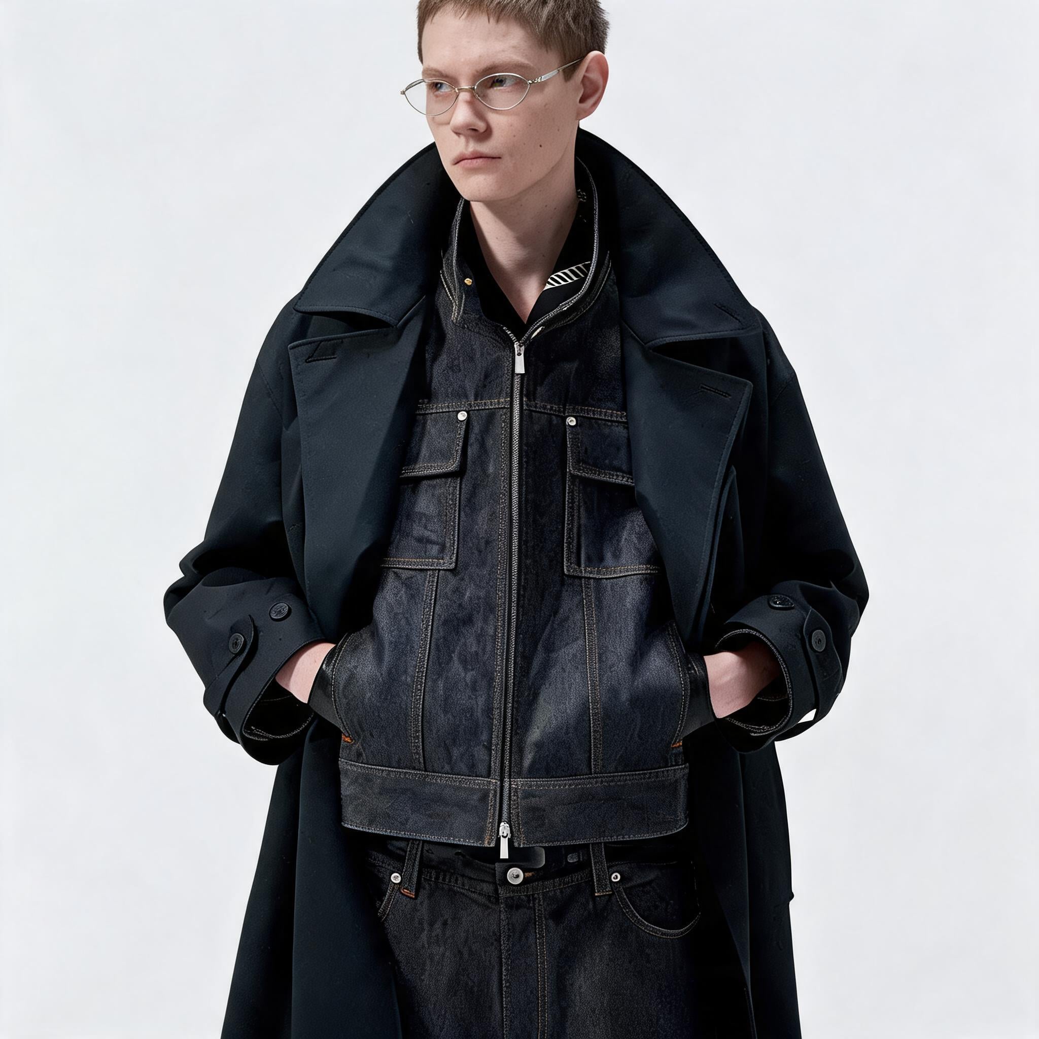 14oz Dyed Denim Short Jacket