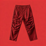 Sand Washed Pleated Tencel Pants