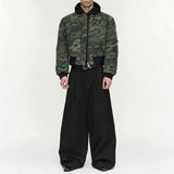 Black Khaki Camo MA1 Bomber Jacket