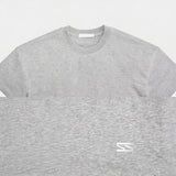 Basic Oversized Silver Foil Cool Tees
