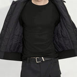 Loose Slim Lapel Collar Cotton Coat