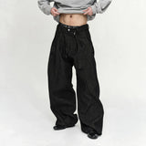 Loose Raw Hemp Denim Jeans