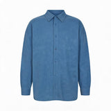 Men's Misty Blue Long Sleeve Shirts