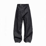 Slant Fly Flared Raw Denim Pants