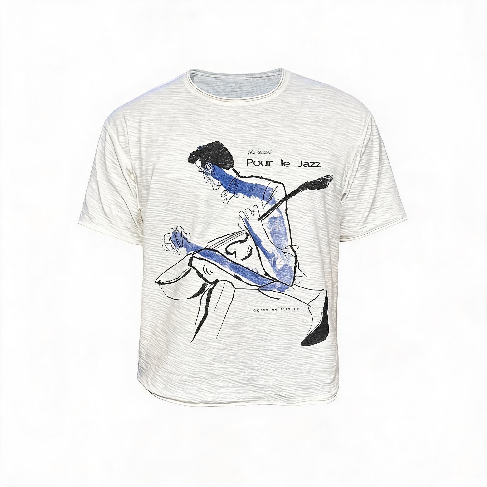 Water Stain Print Short Sleeve Tee