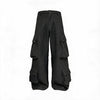 Knotty Curved Multi-Pocket Cargo Pants