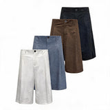 Houndstooth Pleated Capri Pants