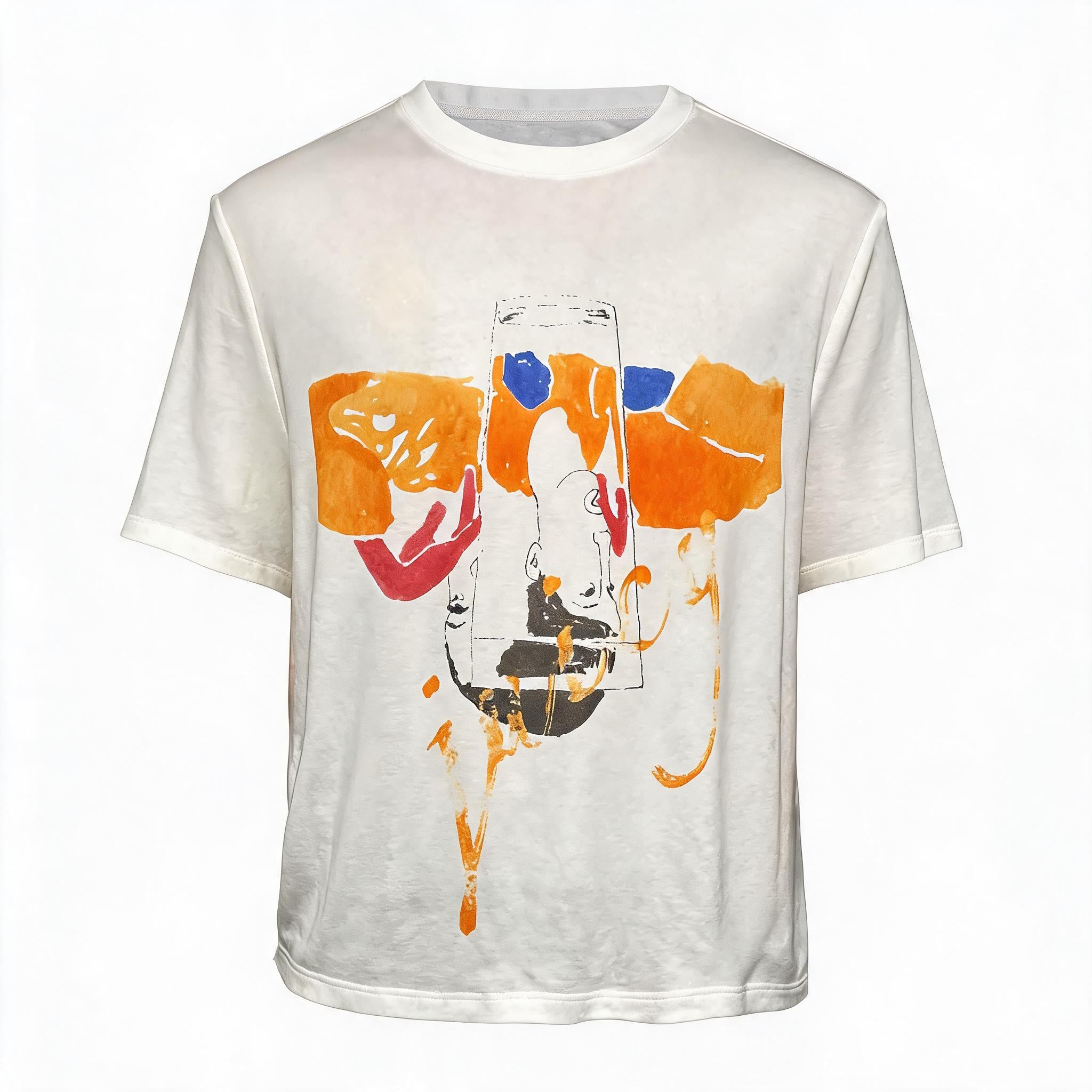 Juicy Digital Print Wool Tencel Tee