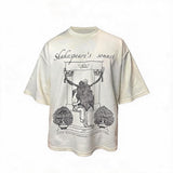 Shakespeare Poetry Heavyweight White Cotton Tee