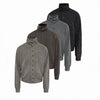 Marled Turtleneck Cardigan Sweater