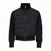 Lightweight Ribbed Stand Collar Down Jacket
