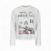 Rock Print Waffle Long Sleeve