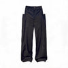 Straight Leg Side Pocket Dress Trousers