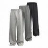 Flared Space Cotton Sweatpants With Pockets