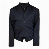 Double Layer Tencel Zipper Shirt