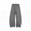 Reversible Pleated Brushed Low Rise Pants