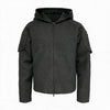 Black Hooded Zip Bee Keeper Jacket
