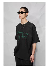 Cotton Blend Embroidered Fringe Tee