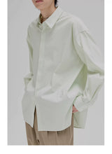 Basic Embroidered Pima Cotton Blend Shirt