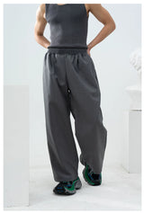 Men's Loose Ribbed Casual Pants