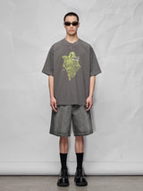 Oversized Graphic Print Tee