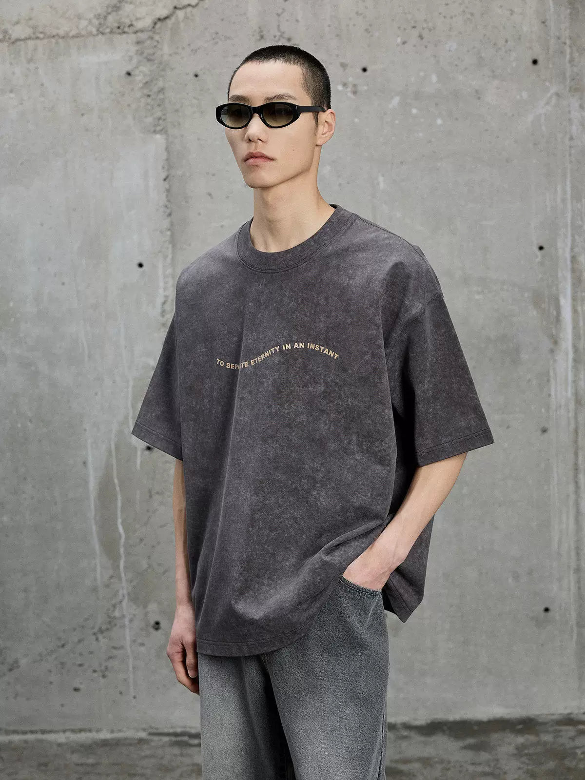 Heavyweight Vintage Washed Printed Tee