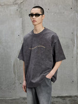 Heavyweight Vintage Washed Printed Tee