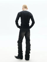 Basic Black Fitted Long Sleeve Tee