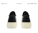 Leather Platform Casual Sneakers