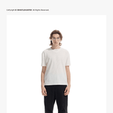 3-Tone Patchwork V-Neck Waffle Tee