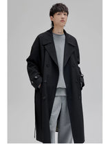 Double Breasted Long Trench Coat