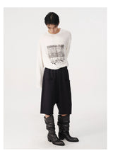 Pocketed Low-Rise Tencel Shorts