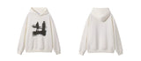 Lost Sandbar Print Fleece Hoodie