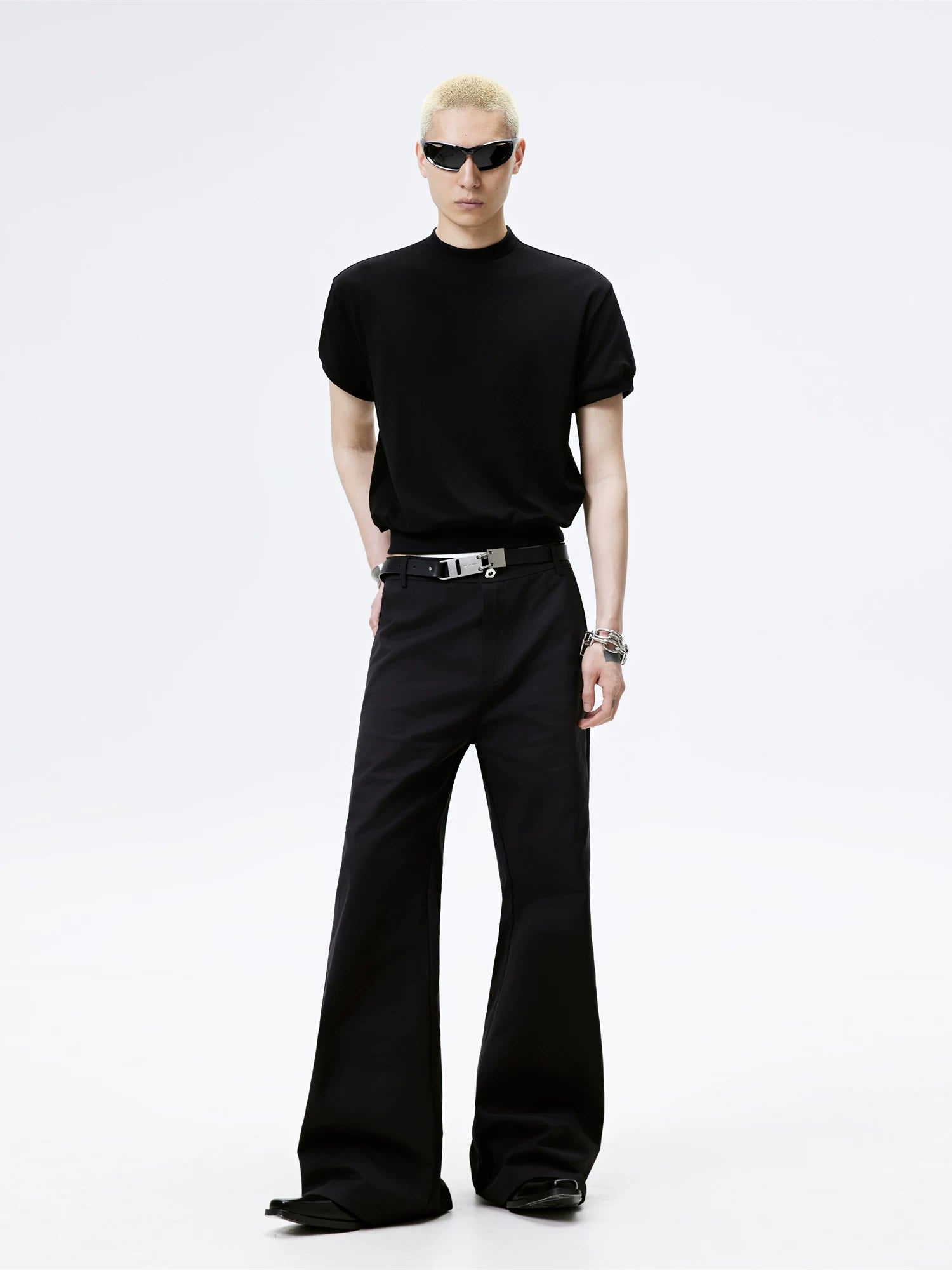 Men's Slim Stretchy Crop Tee