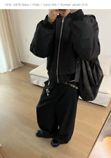Black Khaki Camo MA1 Bomber Jacket