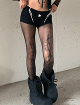 Thorn Print Pantyhose