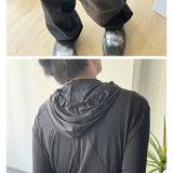Two-Tone Cooling Stretch Mesh Hooded Jacket