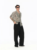 Island Star Linen Blend Hawaiian Shirt
