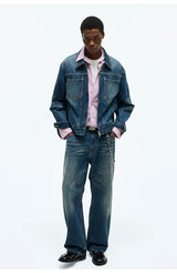 Casual Square Neck Cotton Blend Shirt