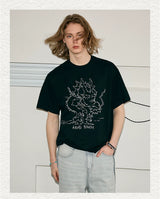 Dragon Print Quick Dry Couple Tees