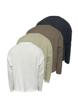 Cropped V-Neck Jacquard Sweatshirt