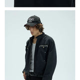 Chained Short Mock Neck Puffer Coat