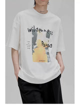 Graffiti Print Double Mercerized Tee
