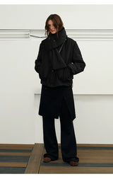 Men's Winter 3-in-1 Vest Scarf Coat