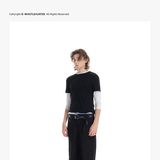 Men's Rivet Washed Distressed Straight Pants