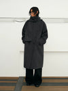 Men's Long Wool Shawl Coat