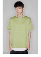 Double-sided Color-block Printed Pima Cotton Tee