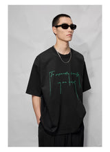 Cotton Blend Embroidered Fringe Tee